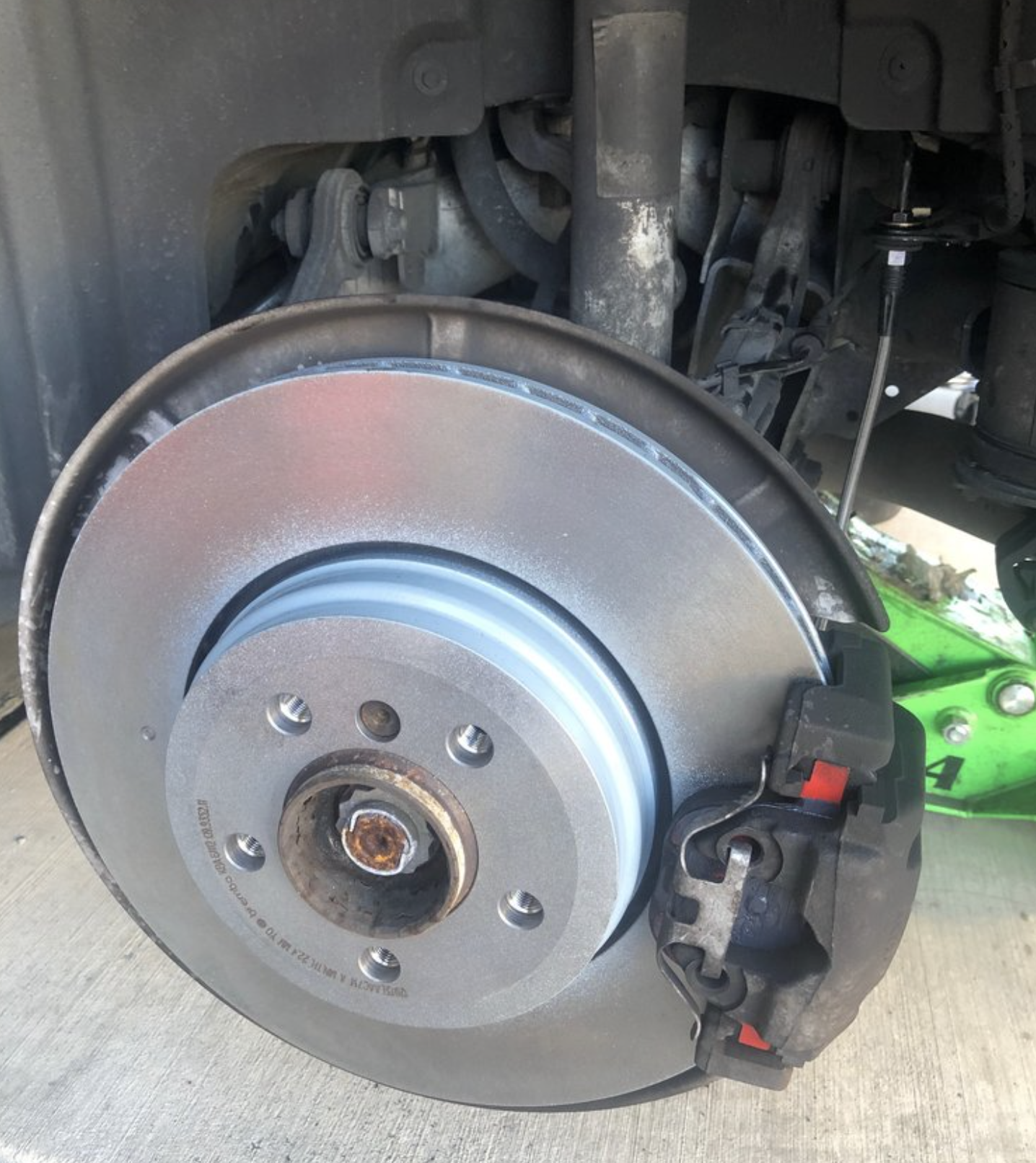 this image shows brake repair in Cleveland, OH