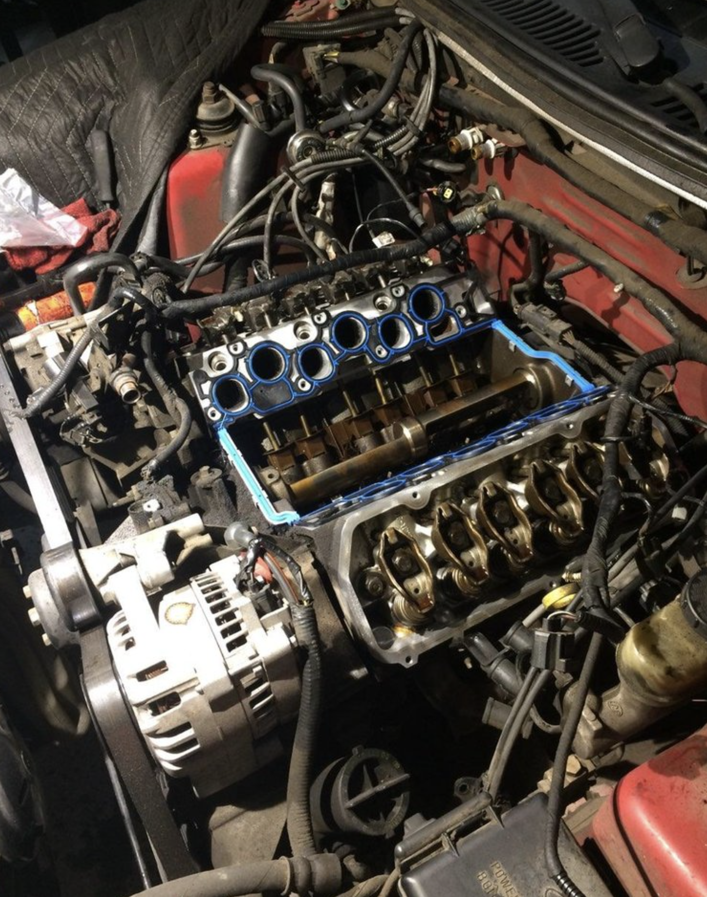 this image shows engine repair in Cleveland, OH